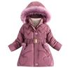 Kids' Fashion Fleece-Lined Thickened Hooded Oversized Sweatshirt Warm Casual Jacket For Fall/Winter