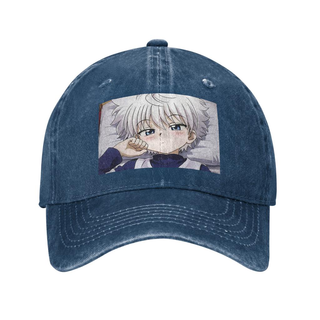 Anime Hunter X Hunter  Denim Cap Casual Baseball Caps Adjustable Hat Summer Unisex Baseball Hats