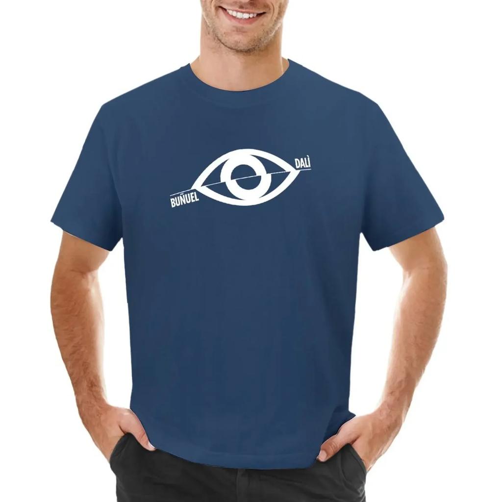 Un Chien Andalou by Luis Bunuel and Salvador Dalì T-shirt plain for a boy big and tall t shirts for