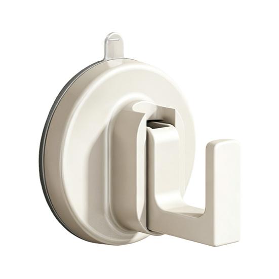 Adjustable Waterproof Suction Cup Hook No Punching Wall Hook Strong Load-Bearing Wall Hanger for Kitchen Bathroom Storage Organization белый