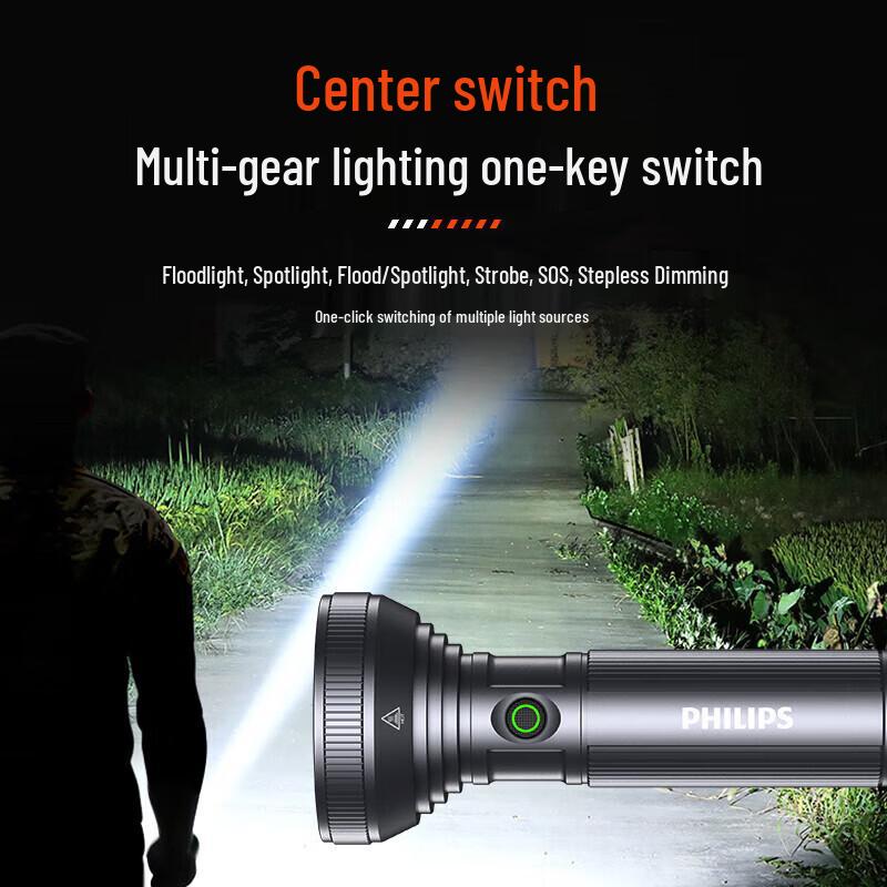 Philips SFL6252/93 Rechargeable LED Flashlight