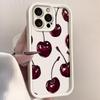 Cherry Design Phone Case for iPhone Pro Models - Japanese, Korean, European, American Style