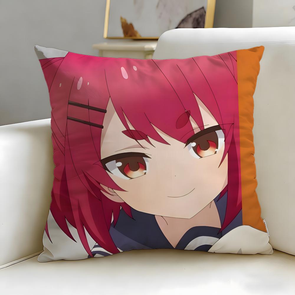 

популярная игра NEKOPARA Наволочка Мягкая Легко стирающаяся Наволочка для подушки Универсальная для дивана кровати путешествий и офиса 30X30cm