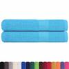 VidaXL Serviettes de sauna 2pcs turquoise 80x200cm 360 g/m² 100% coton, serviette, serviette de bain, serviette en coton 136983