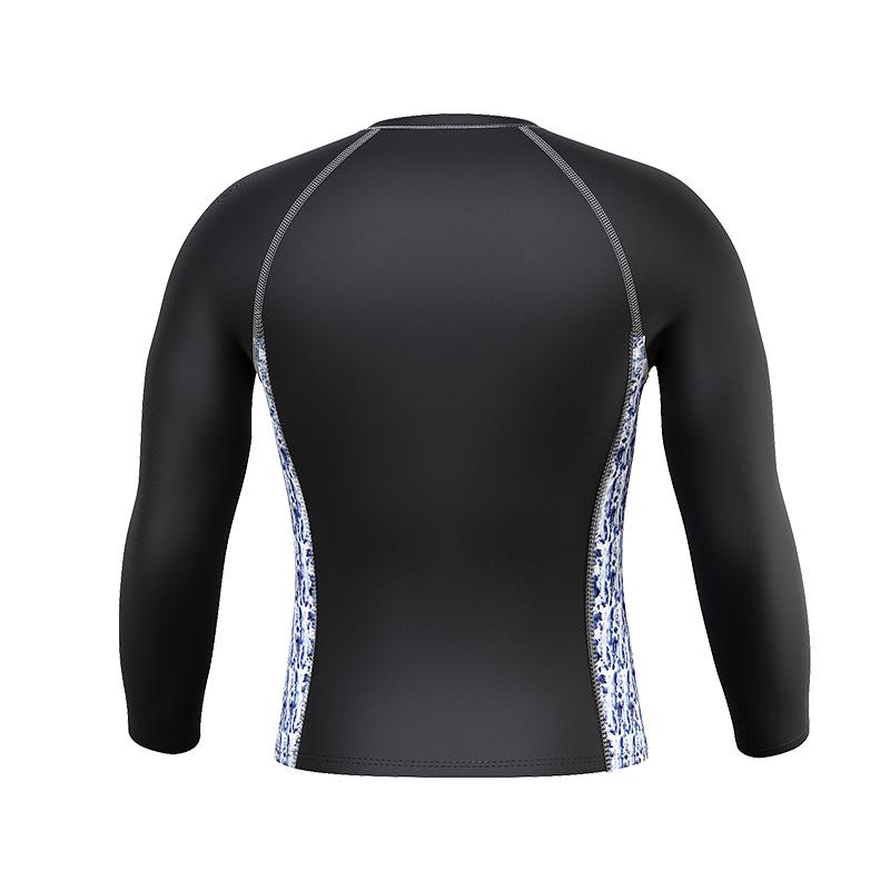 Mizuno Солнцезащитный быстросохнущий купальный костюм с длинным рукавом для мужчин, черный N2CA2103
