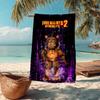 Ultra-Soft Beach Towel with Freddy Theme,Ideal for Pool - Camping, Diving - Perfect Travel Essential, Vibrant Beach Towel.