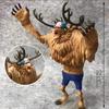 21cm One Piece Anime Figure Chopper King Of Artist The Tony Chopper Action Toys Pvc Collectible Model Toy For Kids Surprise Gift