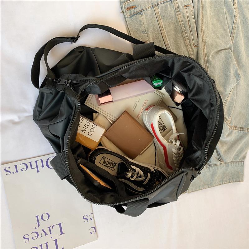 Business Trip Short-distance Travel Bag Women's Portable Men's Lightweight Large-capacity Duffel Bag Single Shoulder Oblique Span Sports Fitness Bag