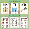 Cross-border English Alphabet Flashcards: Children's Learning Tool for Colors, Animals, and Letters