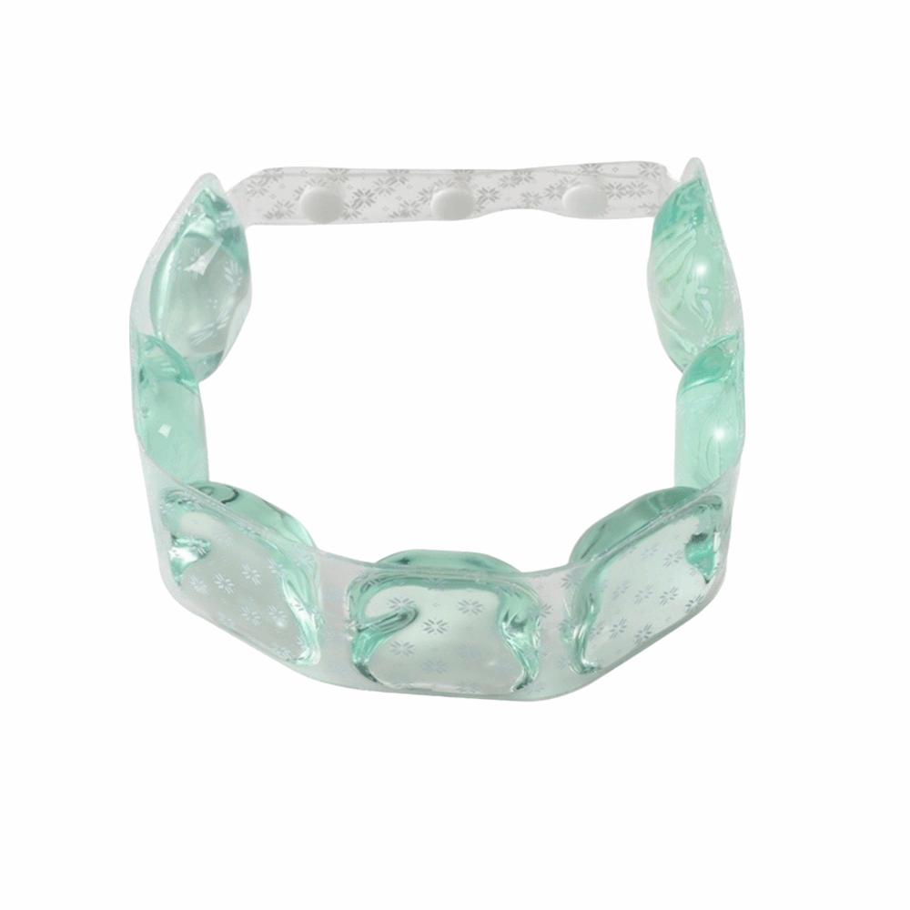 Summer Gadget Ice Cushion Pillow Portable Neck Cooling Tube Phase Change Neck Cooler Outdoor 18℃ зелёный