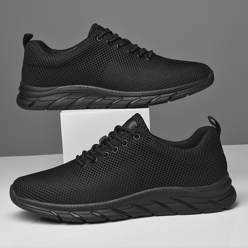 Mode Klassische Marke Herren Leder Business Schuhe Atmungsaktives Mesh Freizeitschuhe Outdoor Pendeln Vielseitige Herren Arbeitskleidung Schuhe