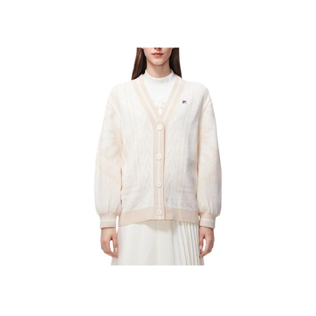 New FILA Knitwear Women's Cloud White F11W318401F-WT