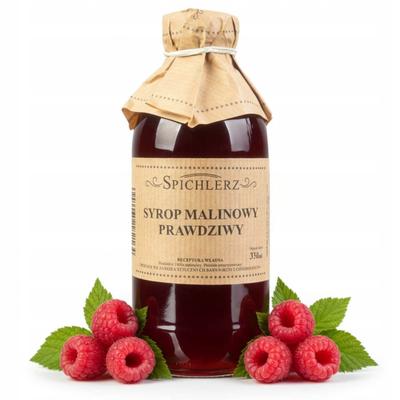 Echter Himbeersirup 330 ml Aus natürlichen Himbeeren Für Tee Desserts