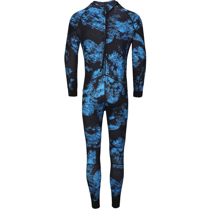 3mm Neoprene Wetsuit Diving Surfing Snorkeling Warmth Full Body Suit Unisex Camo Pattern