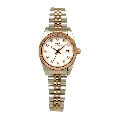

Technos Date Watch T6929PW Women s Rose Gold