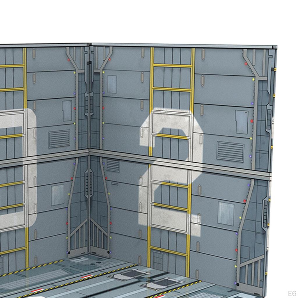 1/12 Display Backdrop Organizer Decoration Japanese Stylish Scene Showcase for Action Figures