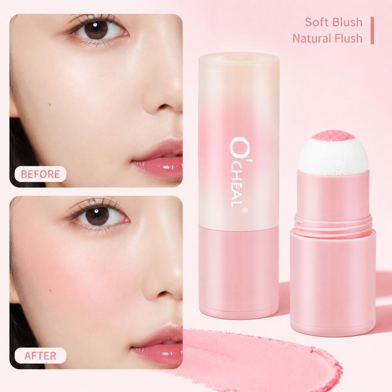 Vitality, matte, natural color rendering, vitality, enhance complexion, not easy to fly pink blush