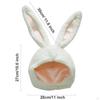Bunny Ears Present Props Gift Headdress Head Warmer for Selfie Photography Cosplay Party Girls