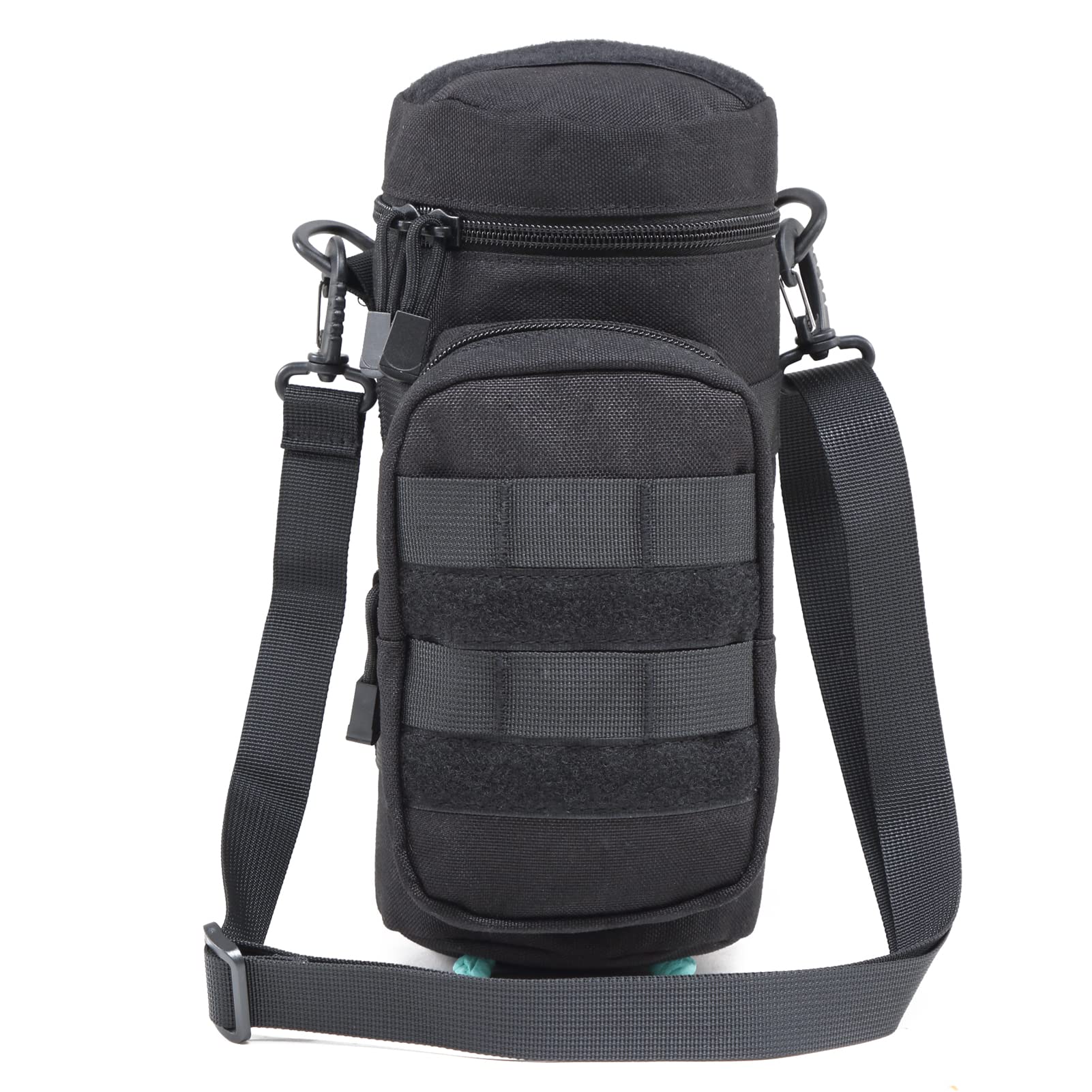 

Azarxis Water Bottle Pouch, Nylon Bottle Case, MOLLE Compatible, Tactical EDC Pouch, Handy Pouch, Water Bottle Holder, for Hiking, Camping,