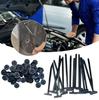 Car Cable Ties, Clips, Pins, Mounting Clips for Covers, 200 Pcs