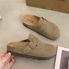 Women's 4.5cm Birkenstock Spring 2025 Closed-Toe Thick-Soled Mule Sandals Suitable for Outdoor and Leisure Activities
