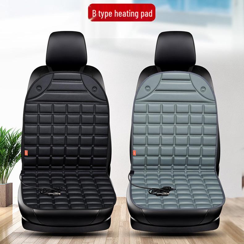 12V Heated Car Seat Cushion, Winter Warm, High/Low Gear for Small Cars
