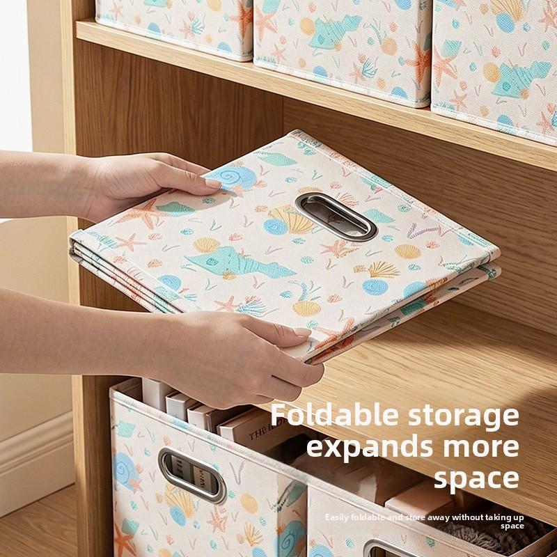 Foldable Storage Box With Pp Board For Bedroom Closet Organization Home Office Use