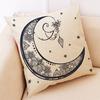Home Decor Cushion Cover Sun Moon Pattern Throw Pillowcase Pillow Covers For Car