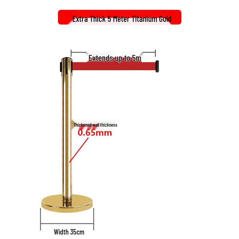 Ret retractable Belt Crowd Control Stanchion