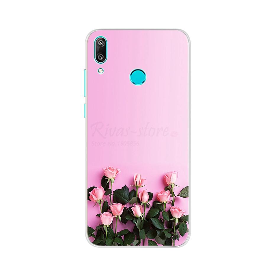 For Huawei Y7 2019 Case Silicone Cartoon TPU Cover Phone Case For Huawei Y7 2019 DUB-LX1 DUB LX1 LX2 LX3 Y 7 Prime Pro 2019 Case