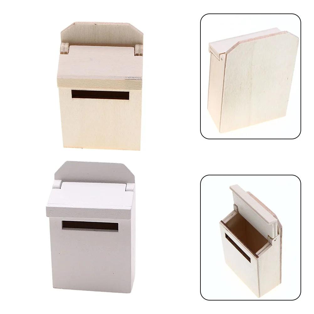 Creative Projects Miniature Mail Box Interactive Flip Design Nostalgic Touch Realistic Wooden Construction Charming Accessory