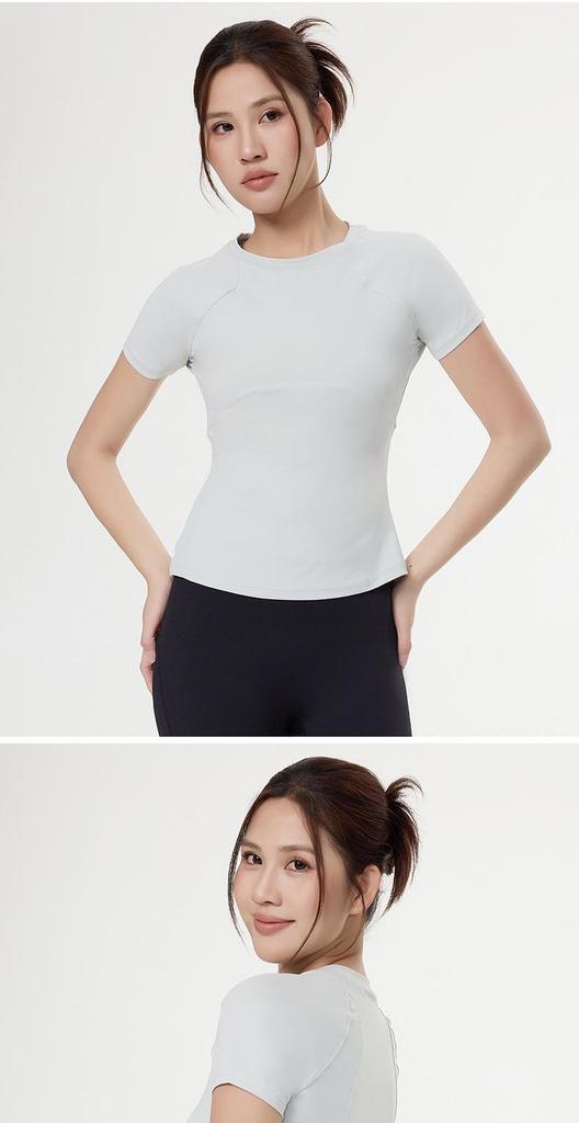 Women's Slimming Quick-Dry Breathable Yoga & Fitness Short-Sleeve Top