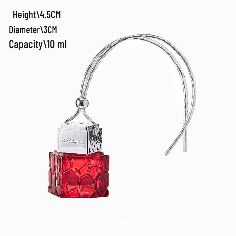 Creative 10ml Aromatherapy Car Perfume Pendant with Lanyard
