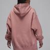 Jordan Flight Einfarbig Lässig Locker Plus Samt Sweatshirt Damen Oberteile Sternenstaub-Rot FB5111-618