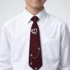 Black Love Heart Tie Korean Style Shirt Tie Elegant Long Necktie  JK Uniform Decoration