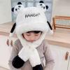 Thickened Kids Ear Protection Hat Windproof Moving Ear Hat New Panda Warm Cap  Autumn Winter