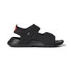 Adidas Swim Sandal Synthetic Leather Children's Sandals Black Orange Children Aged 3 7 Years Old FY8936
