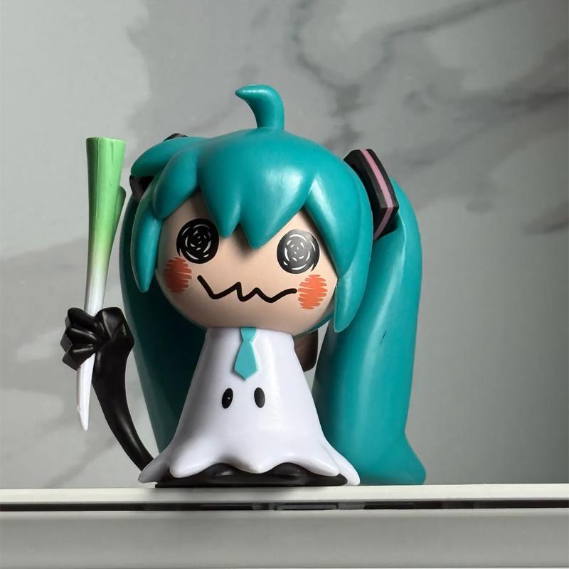Hatsune Mimikyu Gk Miku Welsh Onion Figures Trendy Toy Cute Doll Desktop Ornament Model Car Decoration Collectible Festival Gift