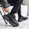 Męskie buty codzienne na deskę nowe duży rozmiar moda sportowe buty męskie podwyższające do biegania oddychające punkowe sneakersy męskie mokasyny