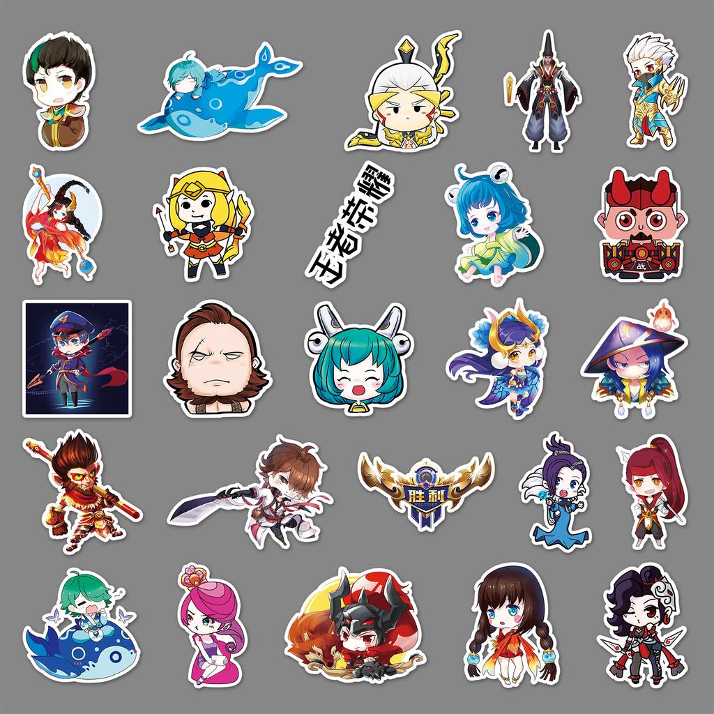 50 Stück Graffiti Kühlschrank Spiel Koffer Laptop Auto Motorrad Dekorationsaufkleber