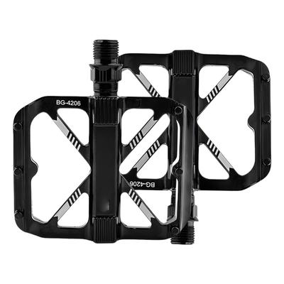 Sealed Bearing Bicycles Pedals Platform, 9/16Inch Flat Pedals Antislip Bike Footrest Dustproof Mountain Bicycles Pedals