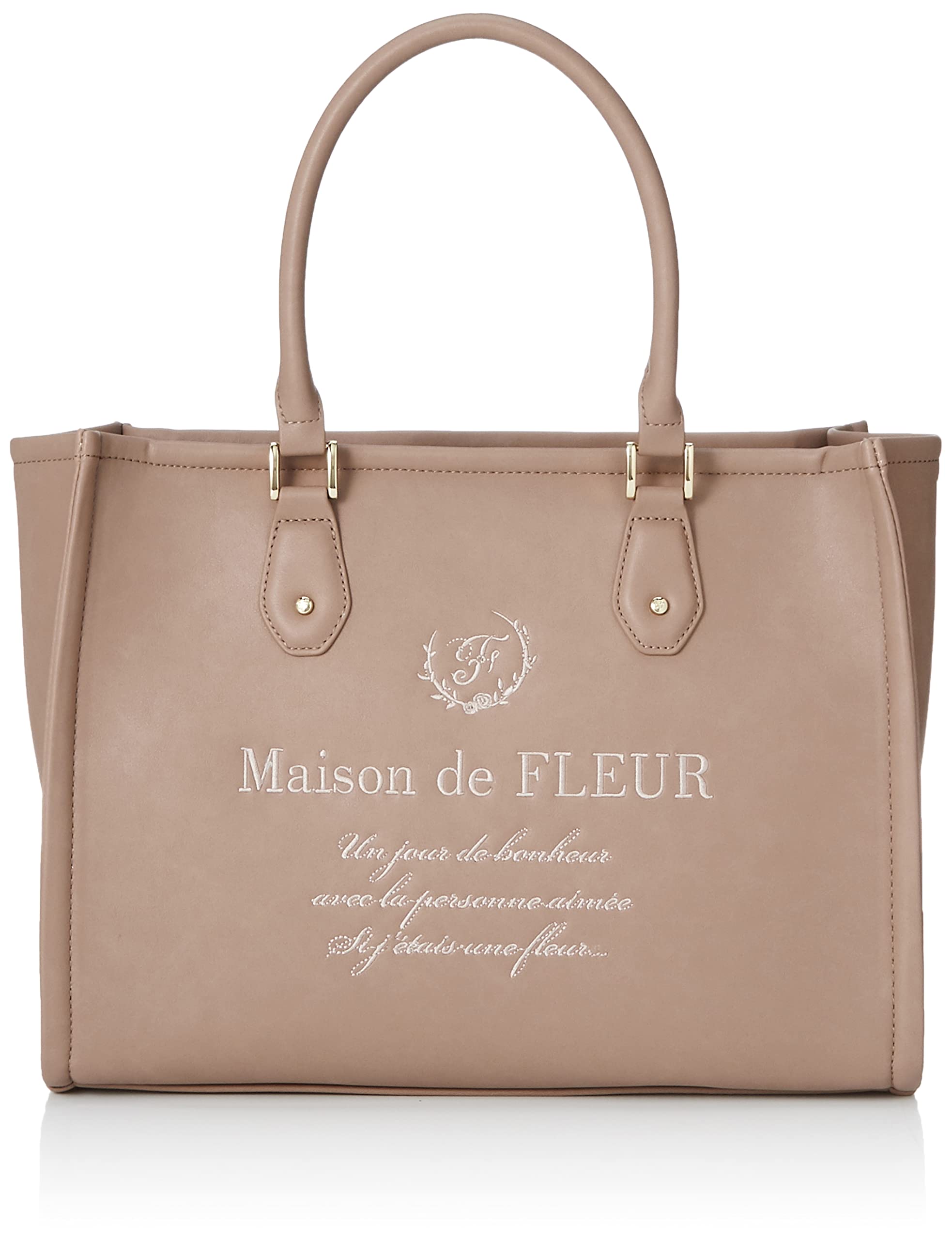 

de Material Сумка-тоут из синтетической кожи 8A13F0J0400 Mocha [Maison Fleur] Женская