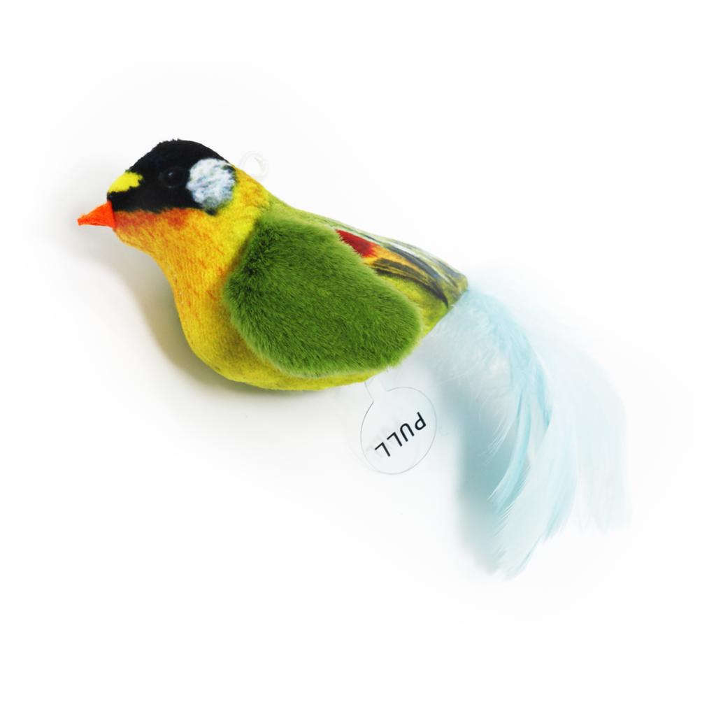 New Cat Toys Teasing Cat Stick interest Relieve Boredom Simulation Chirping Bird Plush Catnip Hippie Cat Dog TOYs Pet Supplies