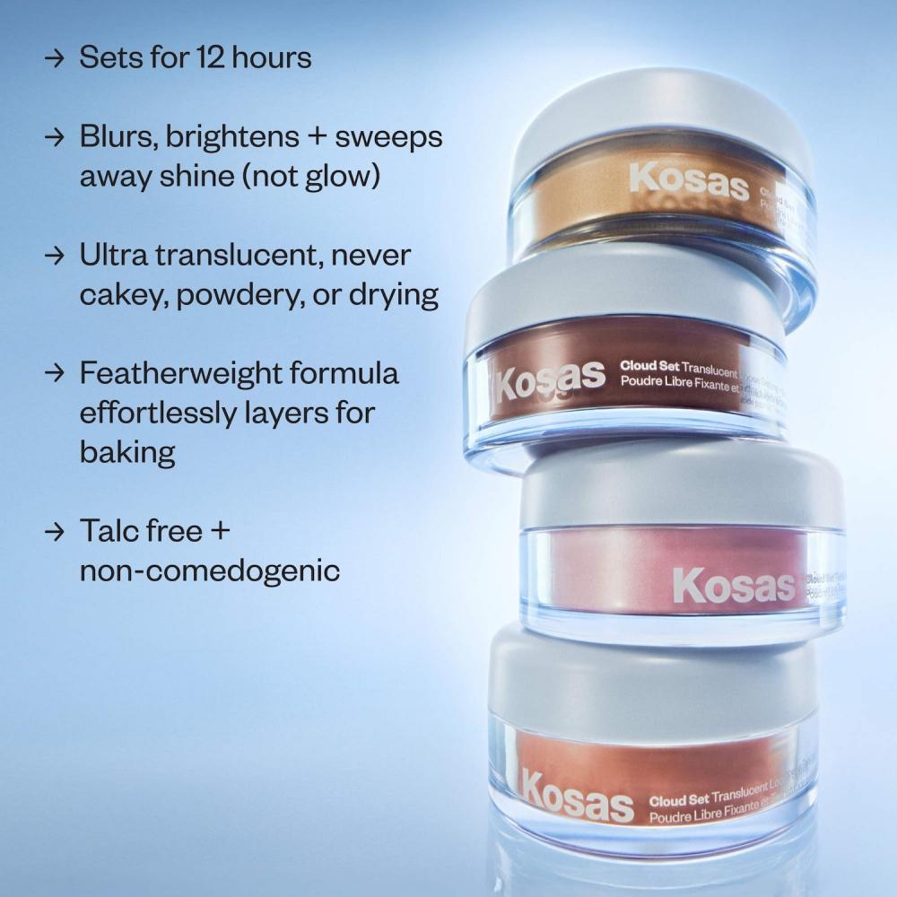 Kosas Cloud Set Loses Transparentes Talkfreies Puder 0,7 oz 20 g