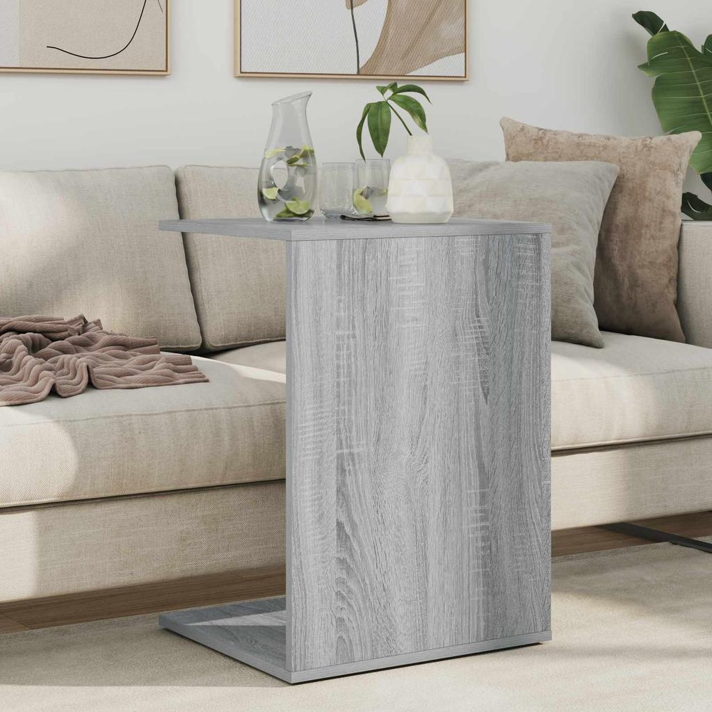 Side Table Grey Sonoma 45 x 40 x 62.5 cm Particleboard