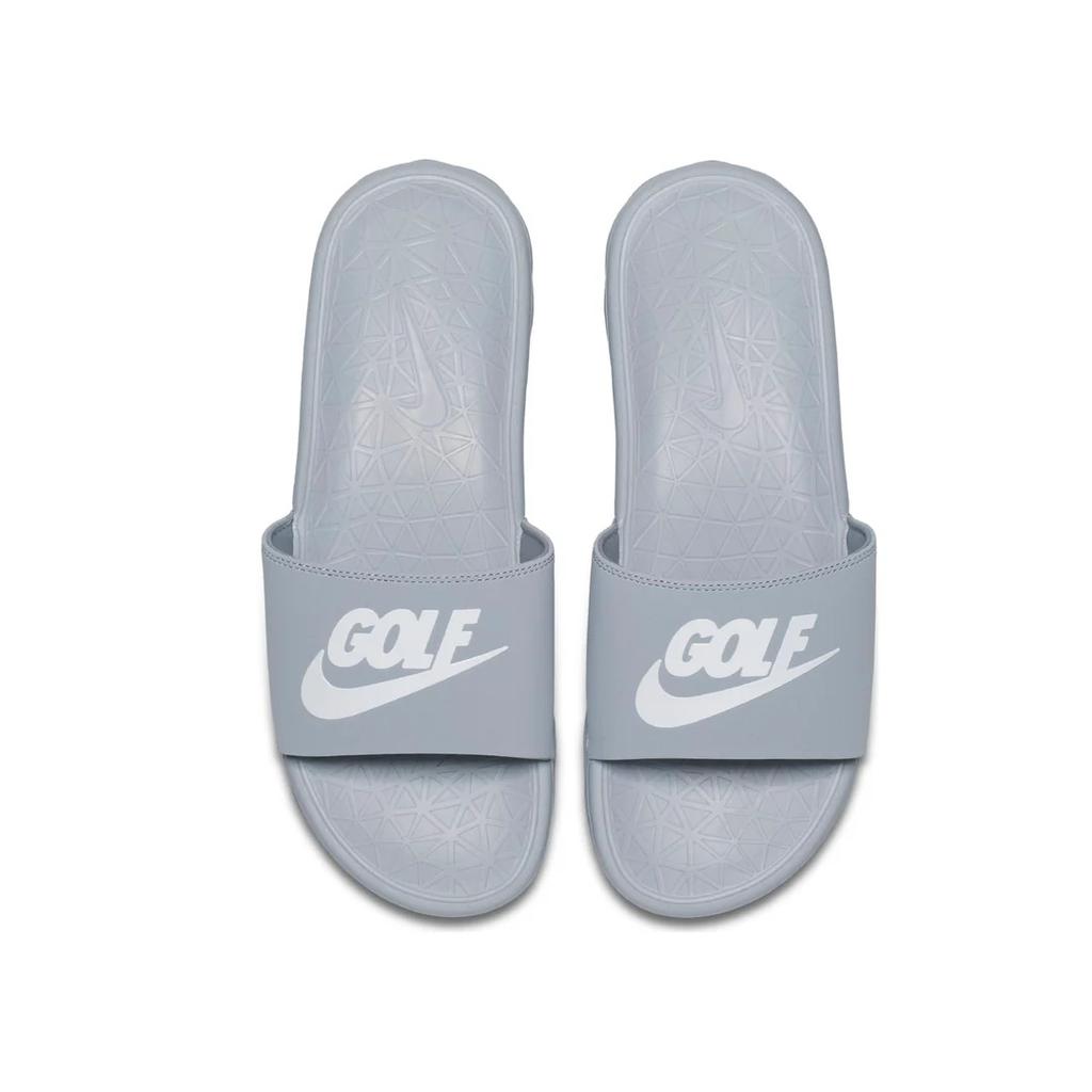 Nike Benassi Slides 'Wolf Grey White' Men's 910311-002