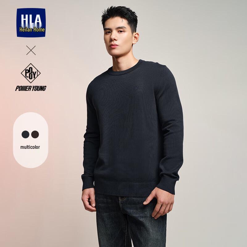 HLA H-Connect POWER YOUNG Men's Round Neck Knit Sweater