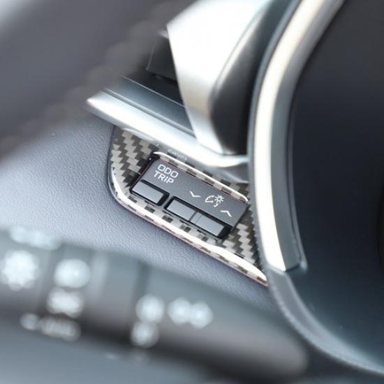 Carbon Interior Cruise Control Button Sticker For Toyota Highlander XU70 22-24