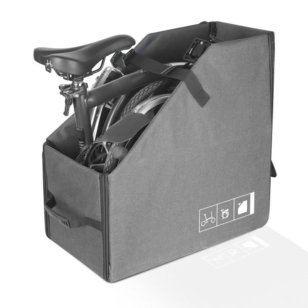 Folding Bike Storage Box with DustCover   Storage Bag Outdoor Foldable sy Carry Storage Bag for Folding Bike
