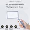 Magnifying Glass with Light, 4Times Handhelds Large Magnifying Glass 10 LED Illuminated Light Magnifier for Reading